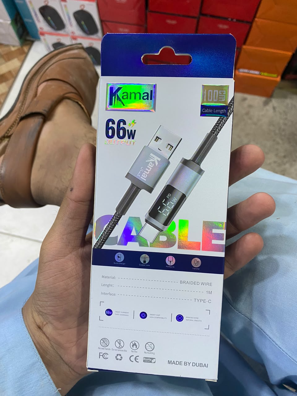 Kamal USB to Type-C Fast Charging & Data Transmission Cable – 100cm thumbnail 5