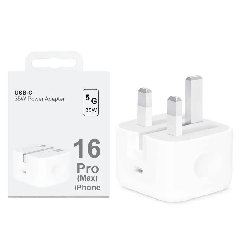35W USB-C to USB-C PD 3-Pin Power Adapter for iPhone, Fast Charging Wall Charger for Compatible Devices thumbnail 2