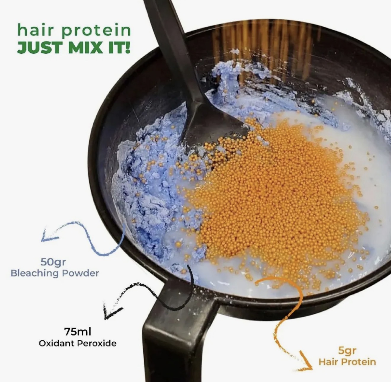 Bioplex Hair Protein Treatment 50g No Damage Formula For Bleaching And Coloring Nourishing Protective Care For Healthy Strong Hair thumbnail 3
