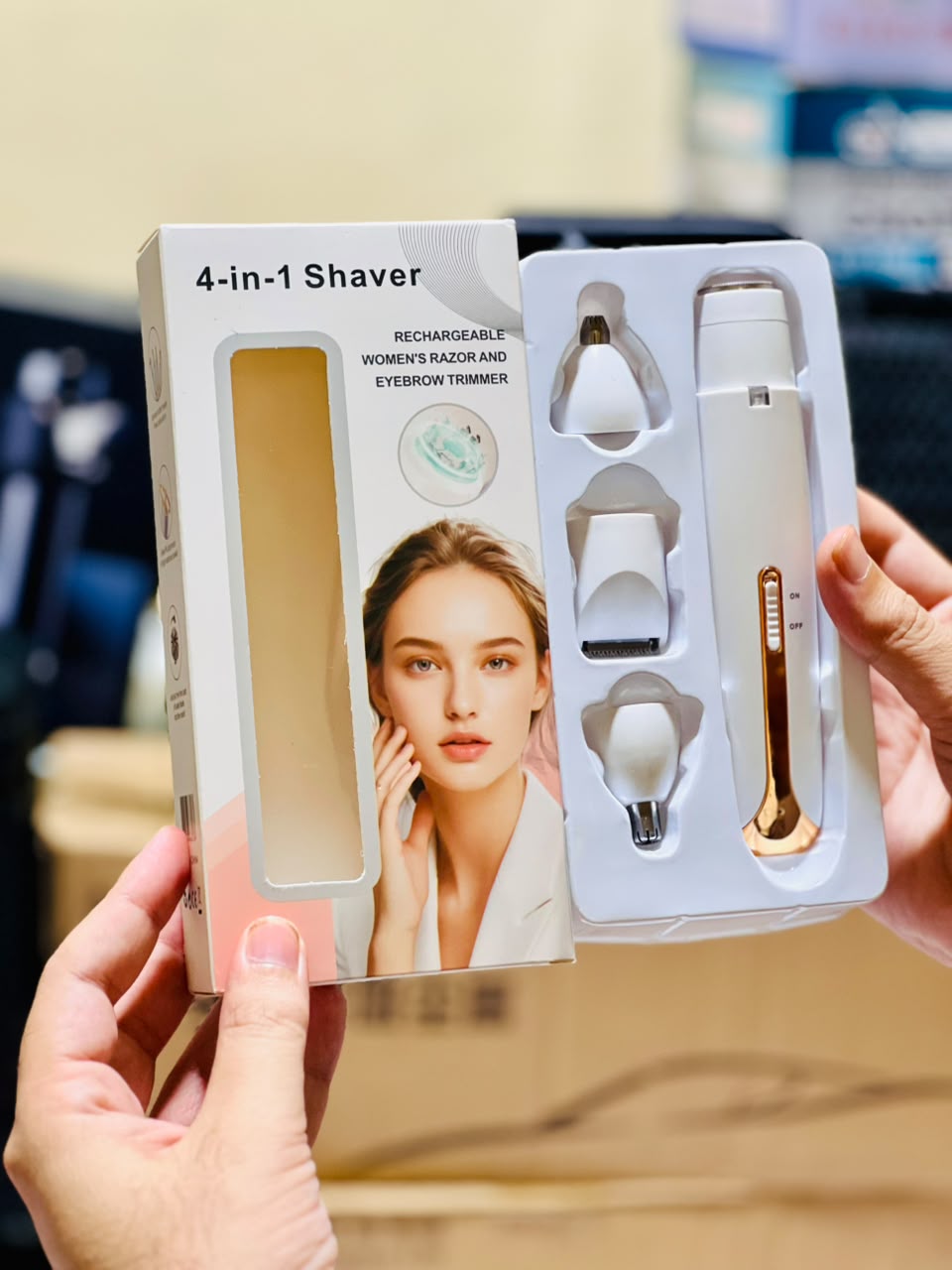 Flawless 4 In 1 Rechargeable Hair Remover - Personal Care Device Designed For Hair Removal And Daily Grooming Routine thumbnail 4
