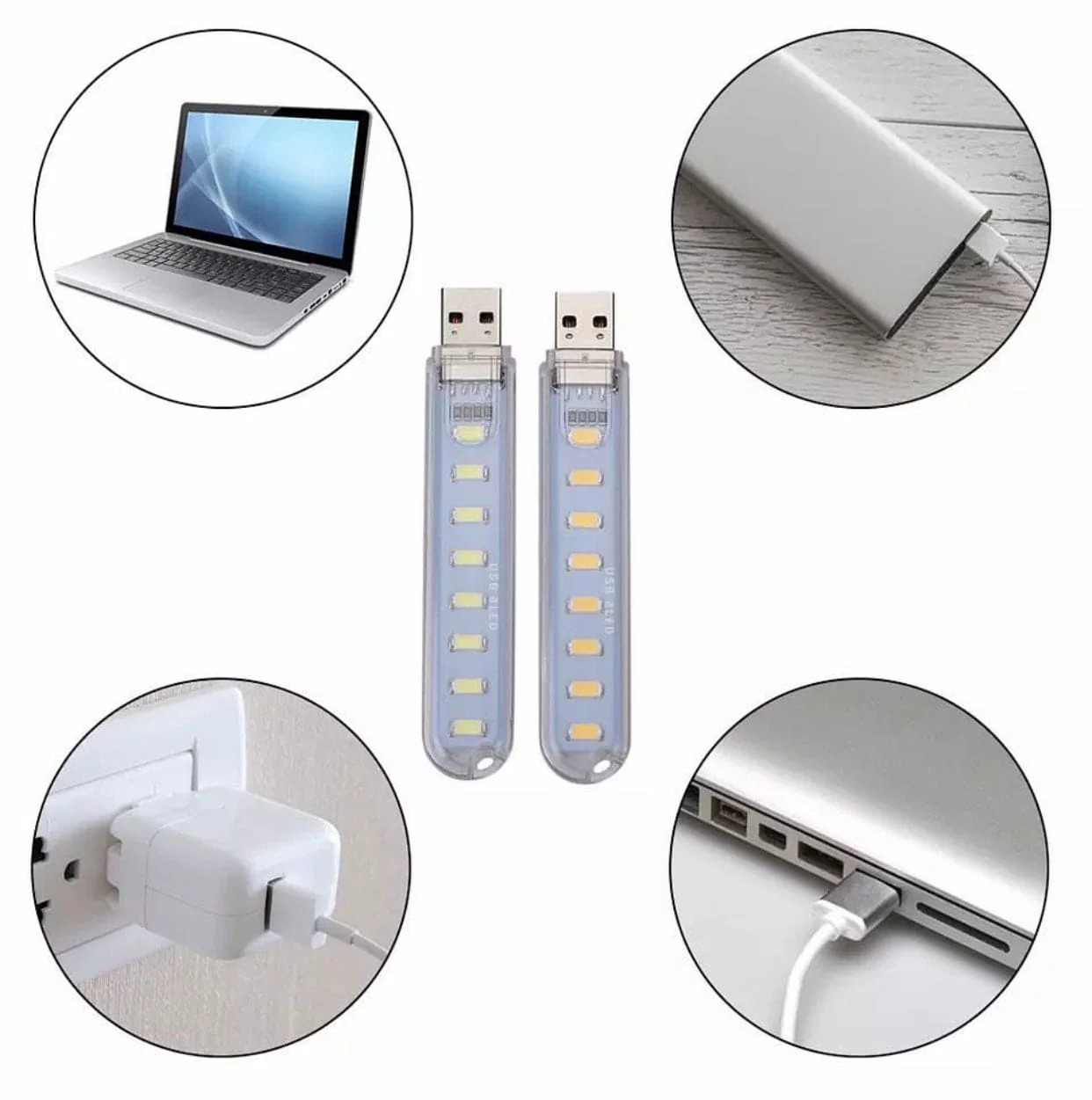 Portable USB LED Light Bar Durable Lightweight Practical Choice For Desk Lighting Reading Night Use Easy Power With Any USB Port thumbnail 2