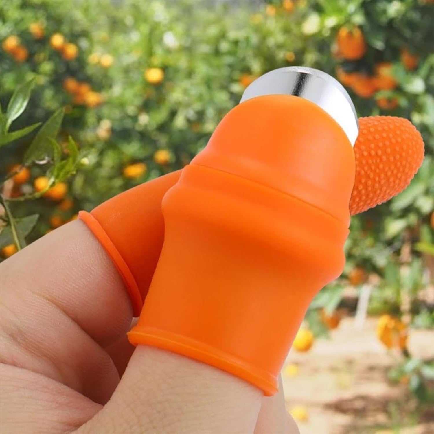 Kitchen Silicon Thumb Knife Thumb Knife Finger Cutter Kitchen Knife Set for Kitchen use Home appliances Kitchen Garlic Peeler for Kitchen Finger Thumb Cutter