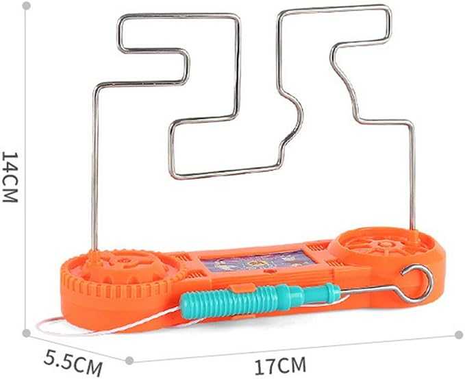 Kids Collison Electric Shock Toy, Education Electric Touch Maze Game Party, Funny Game Science Experiment Toys for Children Gift (Mix Color) thumbnail 5