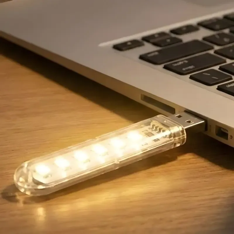 Portable USB LED Light Bar Durable Lightweight Practical Choice For Desk Lighting Reading Night Use Easy Power With Any USB Port