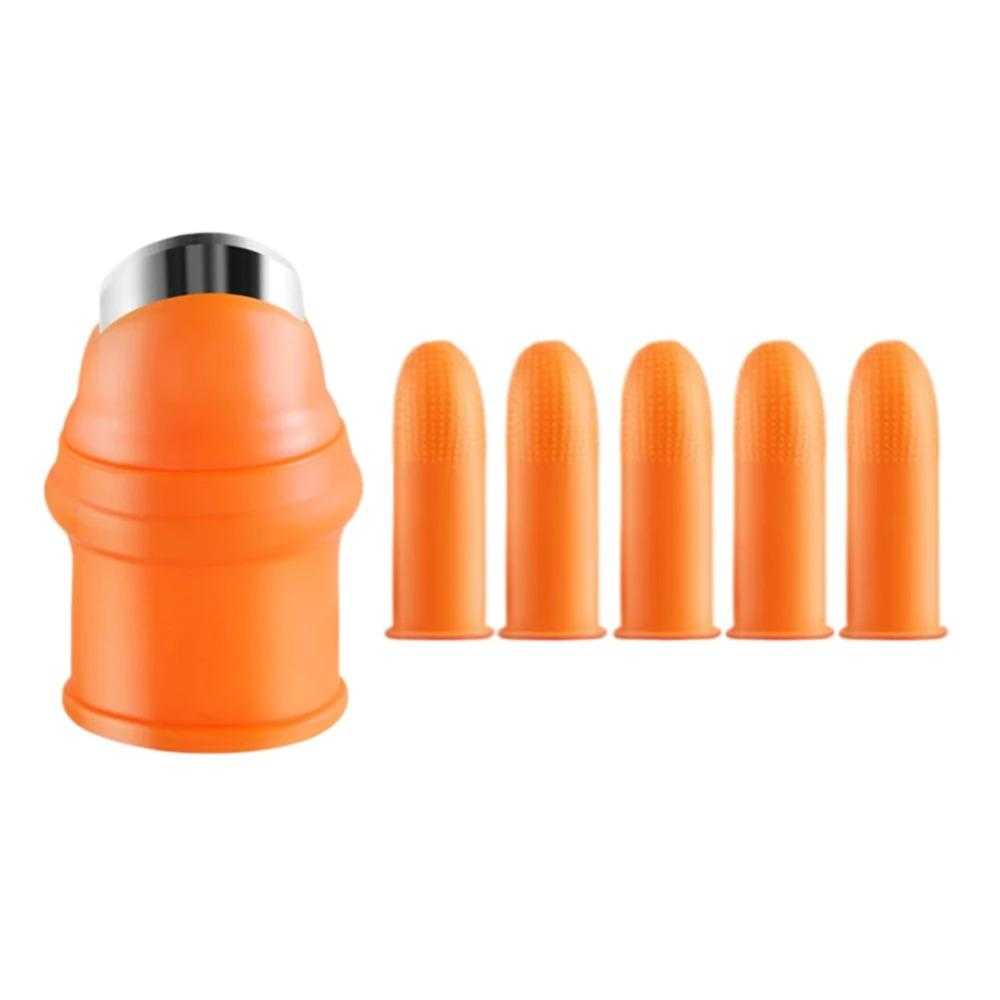 Kitchen Silicon Thumb Knife Thumb Knife Finger Cutter Kitchen Knife Set for Kitchen use Home appliances Kitchen Garlic Peeler for Kitchen Finger Thumb Cutter view 3