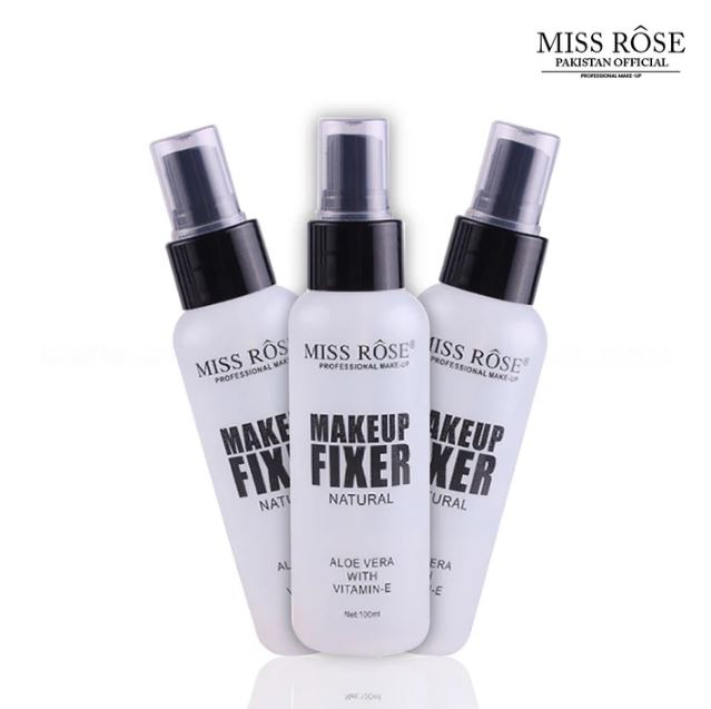 Miss Rose Natural Aloe Vera Vitamin E Makeup Fixing Spray 100ml Hydrating Long Lasting Mist Suitable For All Skin Types thumbnail 3