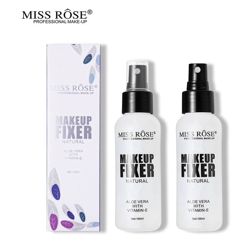 Miss Rose Natural Aloe Vera Vitamin E Makeup Fixing Spray 100ml Hydrating Long Lasting Mist Suitable For All Skin Types thumbnail 4