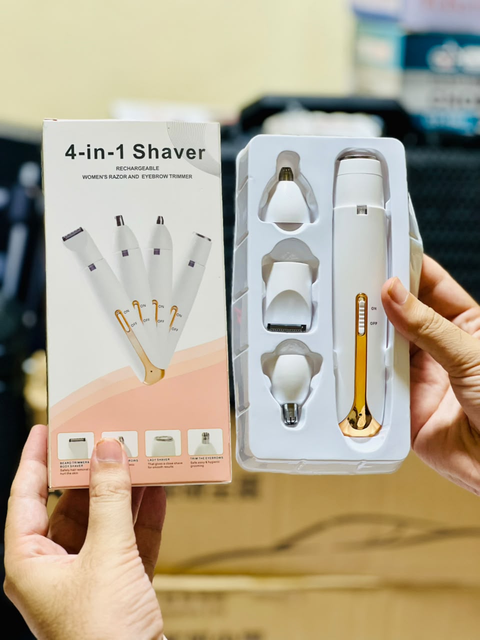 Flawless 4 In 1 Rechargeable Hair Remover - Personal Care Device Designed For Hair Removal And Daily Grooming Routine thumbnail 3
