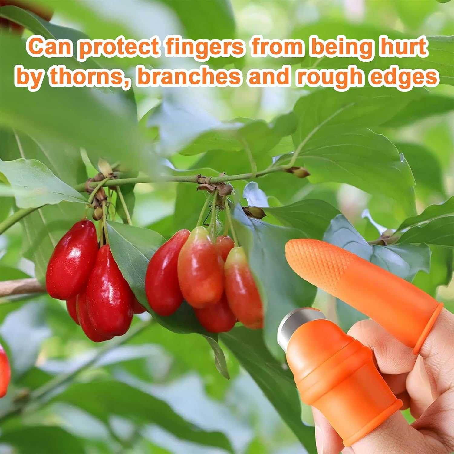 Kitchen Silicon Thumb Knife Thumb Knife Finger Cutter Kitchen Knife Set for Kitchen use Home appliances Kitchen Garlic Peeler for Kitchen Finger Thumb Cutter view 2