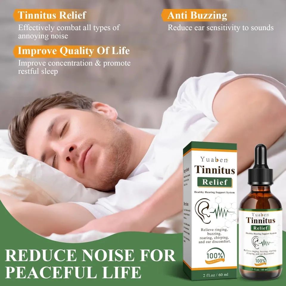 Tinnitus Relief Ear Drops - Ear Care Product Designed For Ear Relief And Daily Care Routine - 60ml thumbnail 2