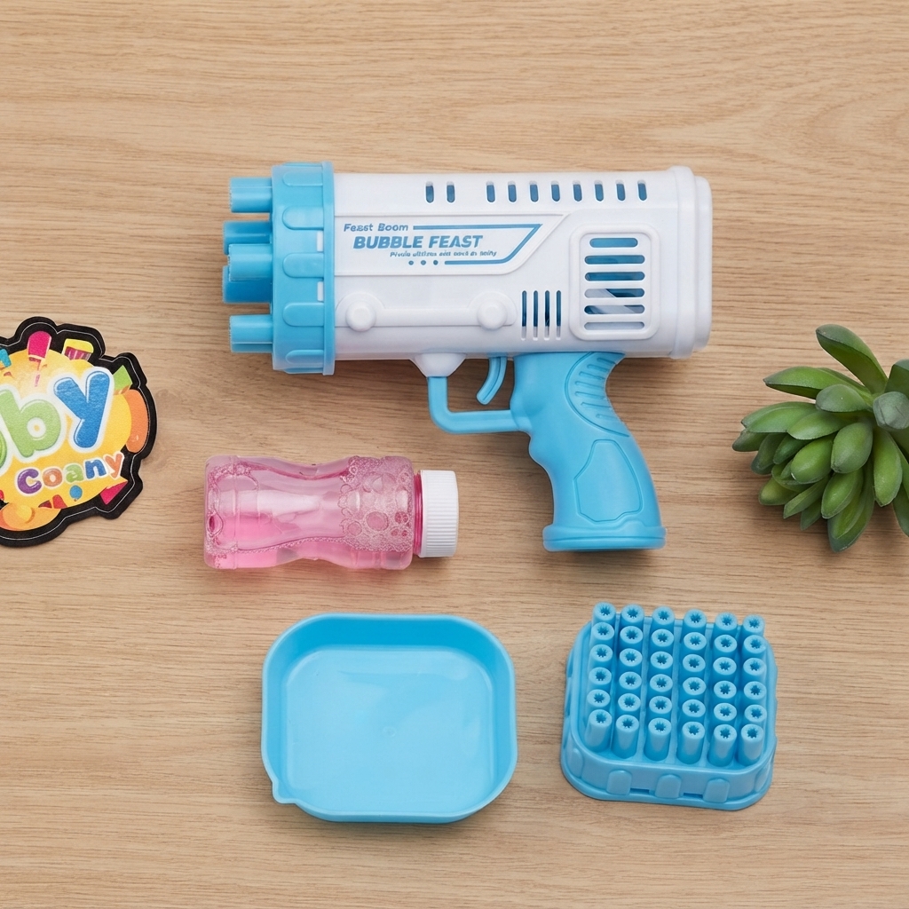 Bubble Bazooka Pro Electric 2 In 1 - Toy Device Designed For Bubble Play And Daily Entertainment Routine thumbnail 2