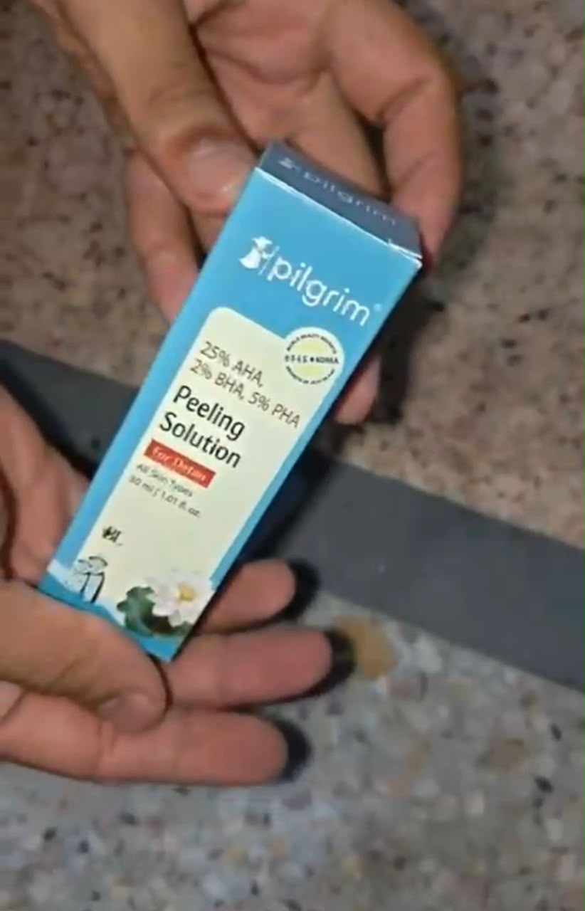 Pilgrim 25 Percent AHA 2 Percent BHA 5 Percent PHA Peeling Solution 30ml Exfoliating Brightening Skin Renewal Formula For Radiant Glow thumbnail 4