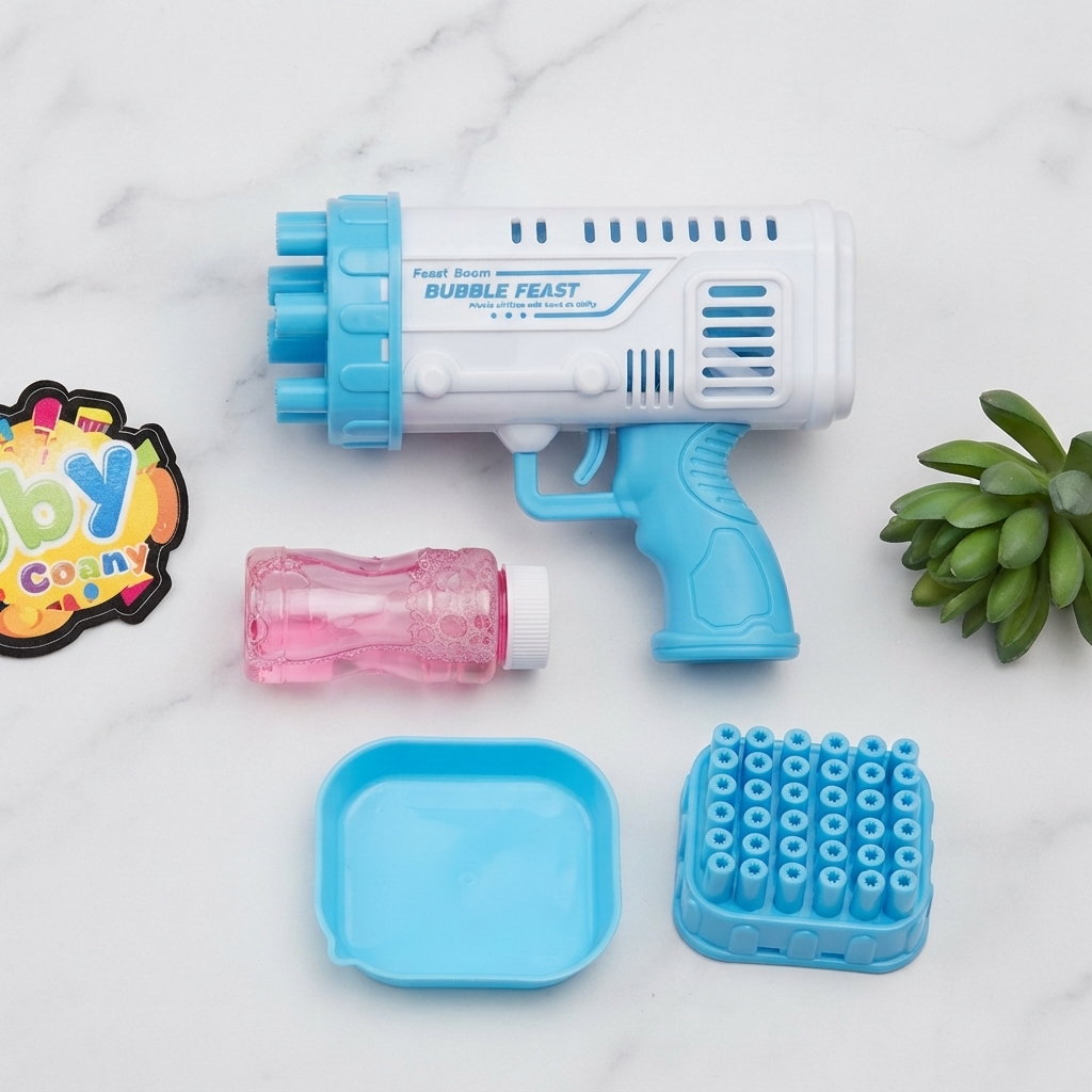 Bubble Bazooka Pro Electric 2 In 1 - Toy Device Designed For Bubble Play And Daily Entertainment Routine thumbnail 3