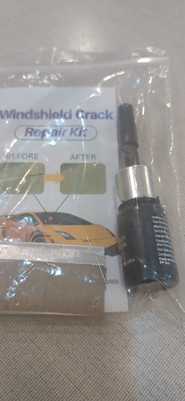 Windshield Crack Repair Toolkit | Car Windshield Glass Repair Kit for Small Chips and Cracks thumbnail 4