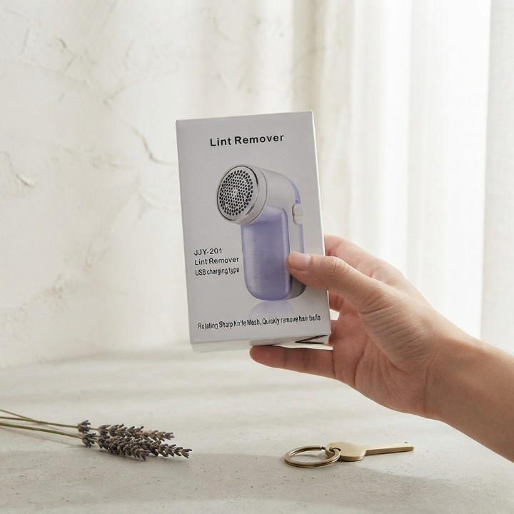 Portable Rechargeable Lint Remover JJY 201 USB Charging Sharp Knife Mesh Quick Effective Hair Ball And Lint Removal Compact Easy To Use