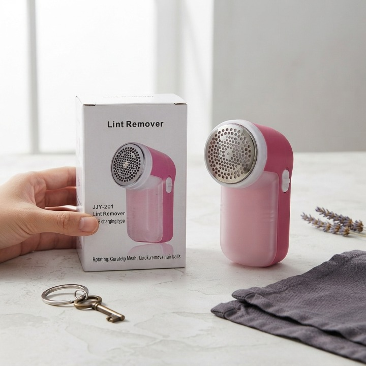 Portable Rechargeable Lint Remover JJY 201 USB Charging Sharp Knife Mesh Quick Effective Hair Ball And Lint Removal Compact Easy To Use thumbnail 2