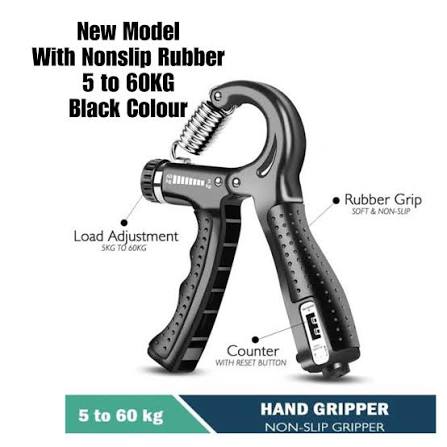 Hand Gripper With Counter | Adjustable Hand Grip Strengthener | Forearm & Finger Exercise Gripper (Random Color) thumbnail 3