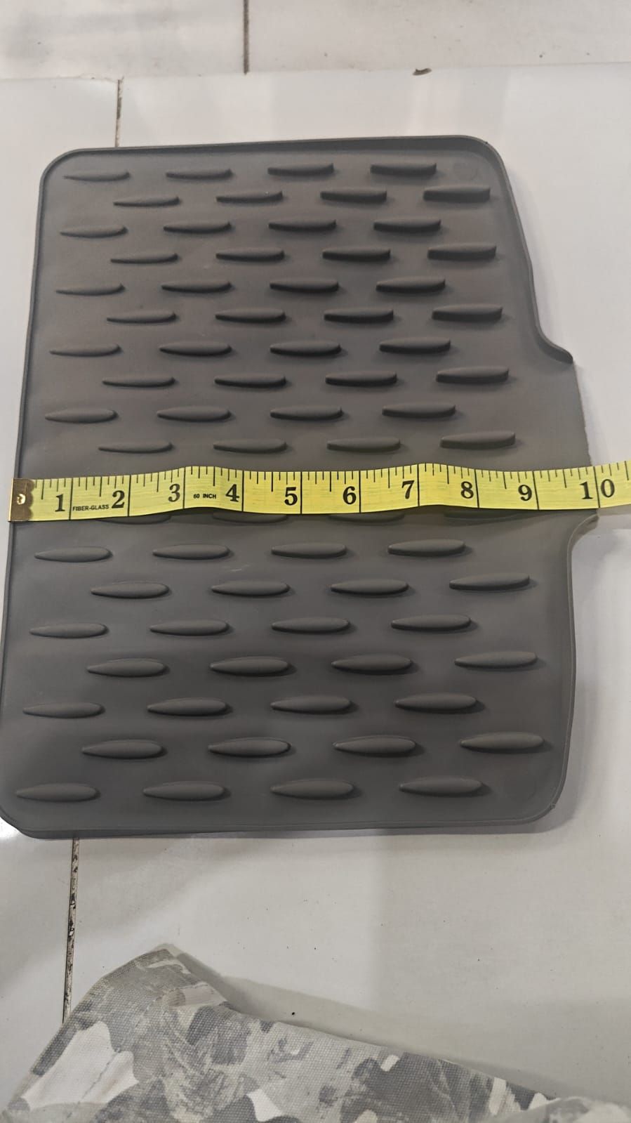 Sink Mat Black Durable Non Slip Design Protects Sink Surface Prevents Scratches And Keeps Kitchen Clean Size  26x32cm thumbnail 4
