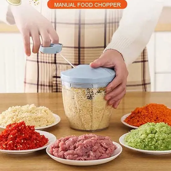 Manual Food Chopper – High Quality Kitchen Tool for Chopping Vegetables, Fruits, Herbs & Other Ingredients