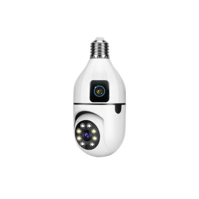 Speed-X Dual Lens Bulb Camera 1080p WiFi Panoramic Night Vision thumbnail 4