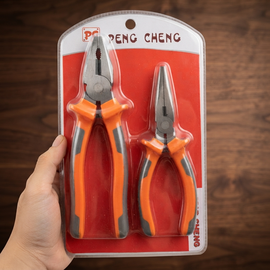 Peng Cheng 2 Piece Pliers Set - Tool Set Designed For Hardware Maintenance And Daily Repair Routine