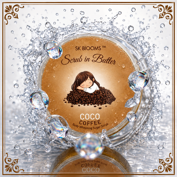SK BLOOMS Body Scrub Set Coco Coffee And Sugar Body Scrub With Natural Ingredients For Body Whitening And Exfoliation Pack Of 2 view 3