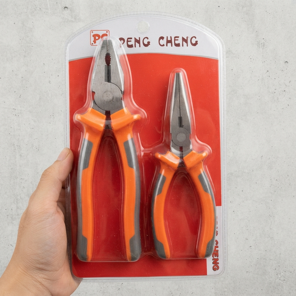 Peng Cheng 2 Piece Pliers Set - Tool Set Designed For Hardware Maintenance And Daily Repair Routine thumbnail 2