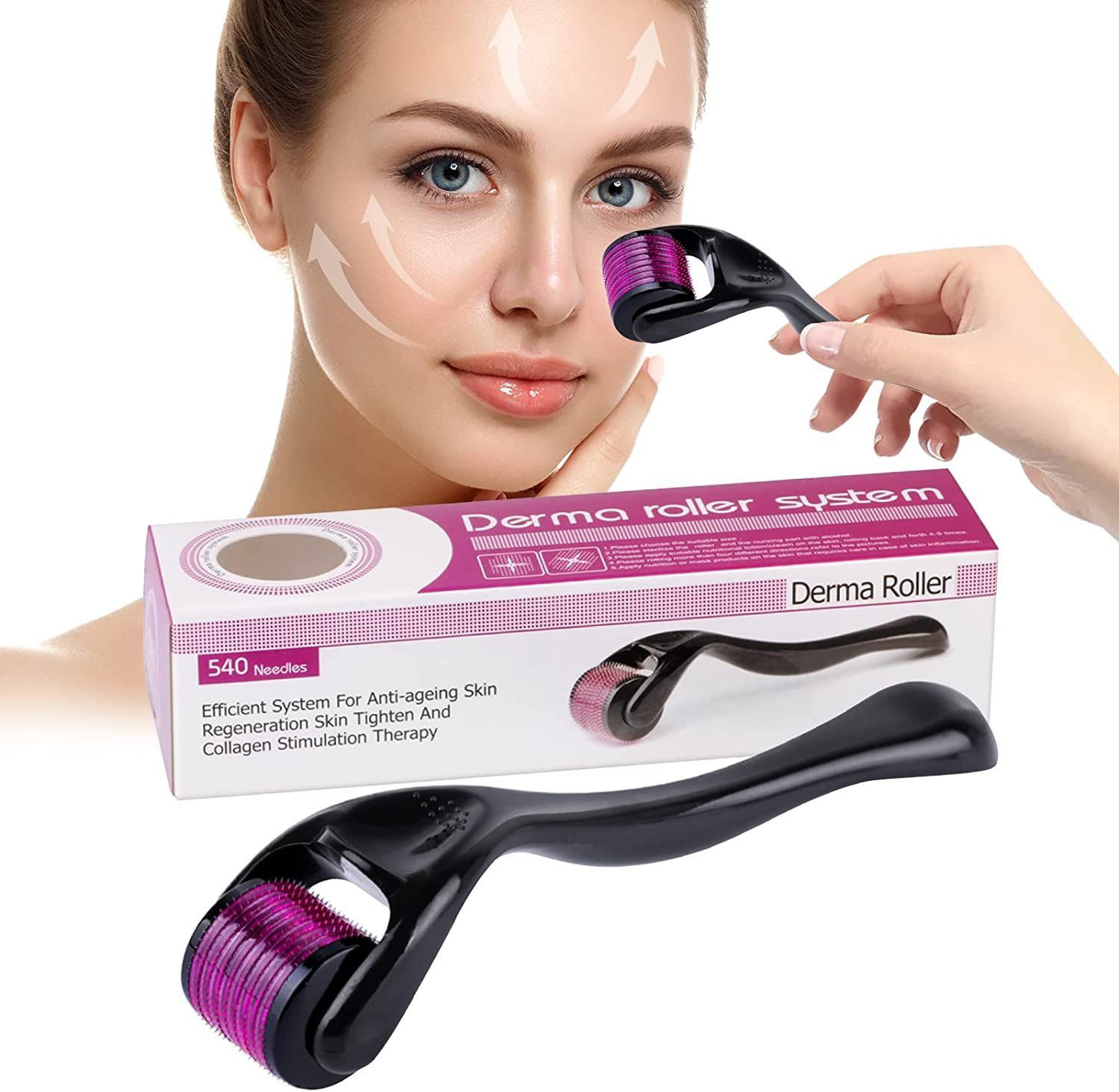 Derma Roller 540 Needles for Skin & Hair Therapy thumbnail 2
