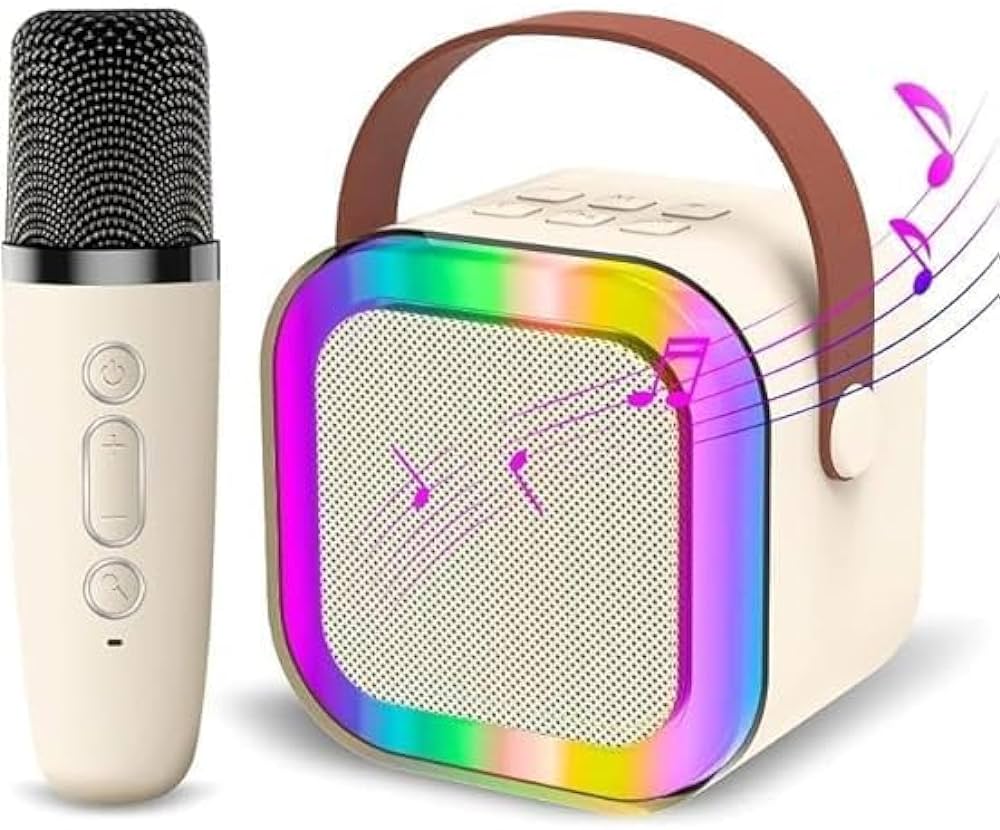 K12 Portable Speaker With Single Mic | Karaoke Microphone With Speaker | Portable Wireless Bluetooth Speaker thumbnail 4