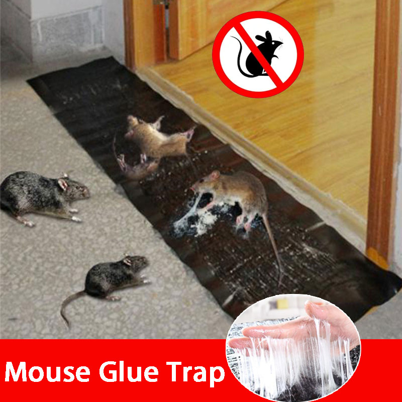 Black Sticky Rodent Killer Blanket Waterproof Trap Mouse Board Sticky Carpet Non-toxic Pest Control Moisture-proof Glue Rat Trap 120 x 28cm thumbnail 3