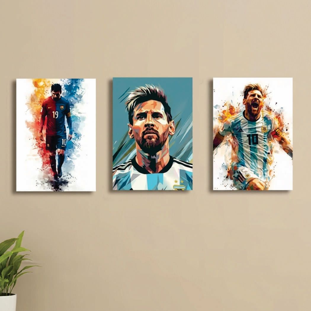 Set of 3 Premium Wall Art Photo Tiles – Modern Home Decor Sets 8x11 thumbnail 2