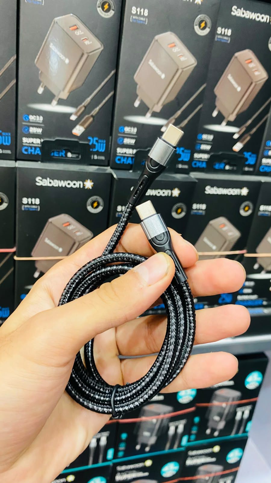 Sabawoon S131 45W GaN Super Fast Charger with Cable - Buy Online in Pakistan at Zenbu Store (Image 7)