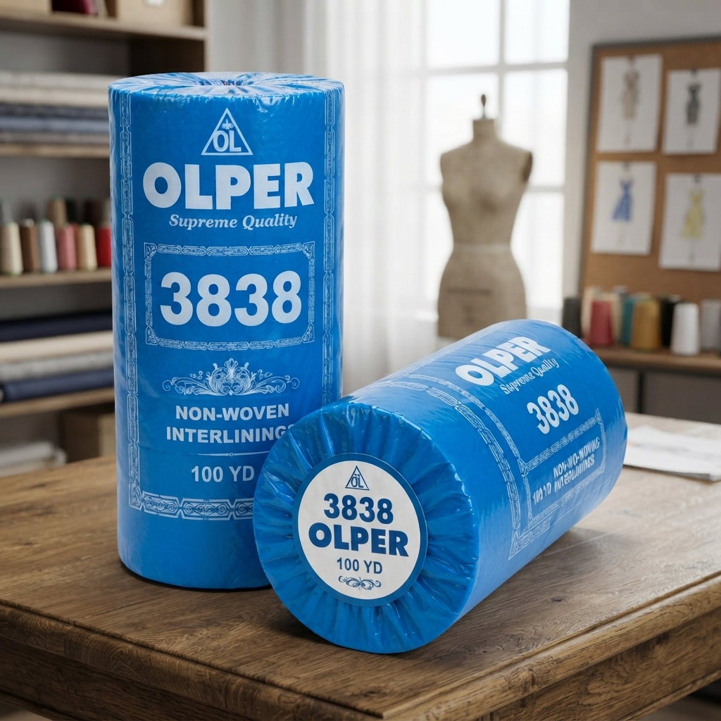 Olper 3838 Non Woven Interlining - Sewing Accessory Designed For Garment Stitching And Daily Tailoring Routine - 91 Meters (100 Yards Roll)