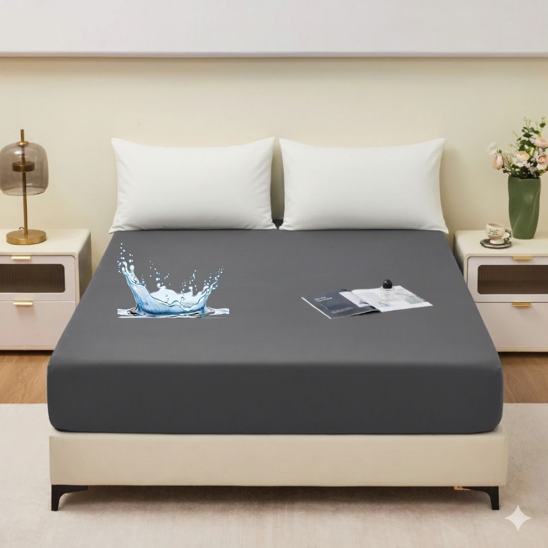 Waterproof Terry Mattress Protector – King Size (72 x 78 Inches, Fits Up To 8 Depth) view 5