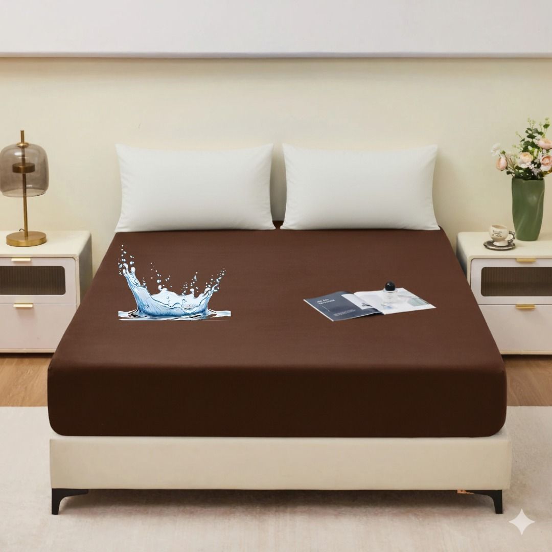 Waterproof Terry Mattress Protector – King Size (72 x 78 Inches, Fits Up To 8 Depth) view 3