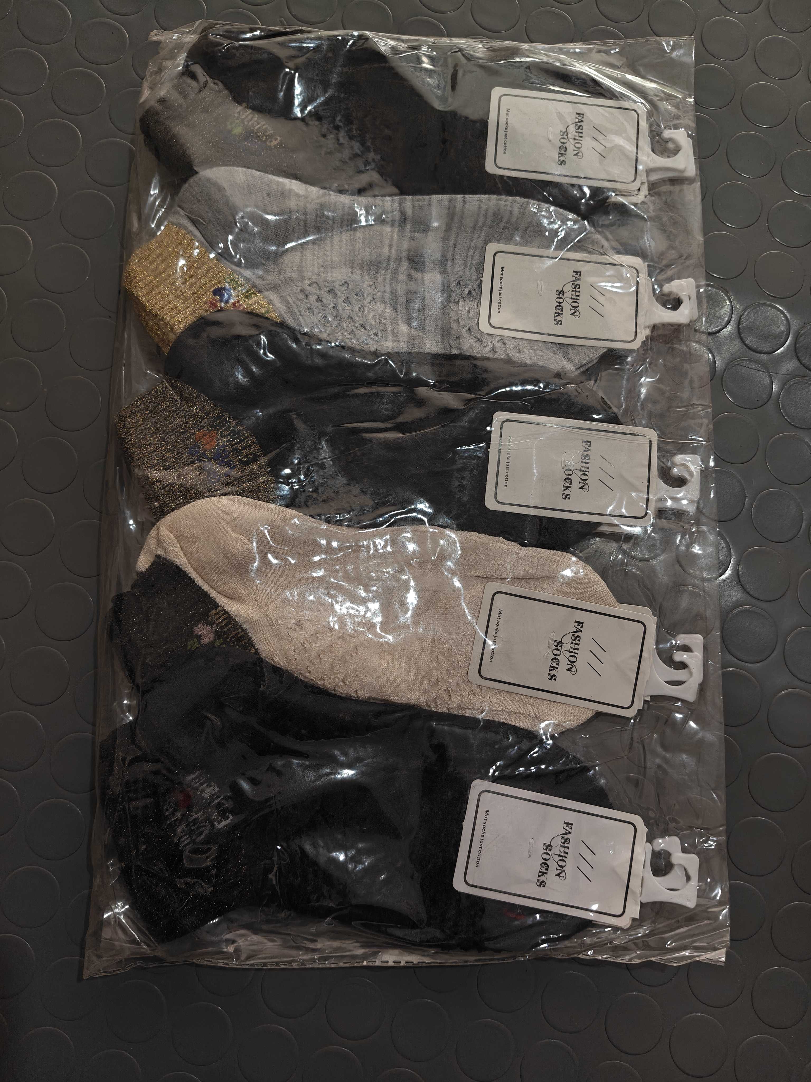 Ankle socks for womens pack Of 10 pairs - MultiColor thumbnail 4