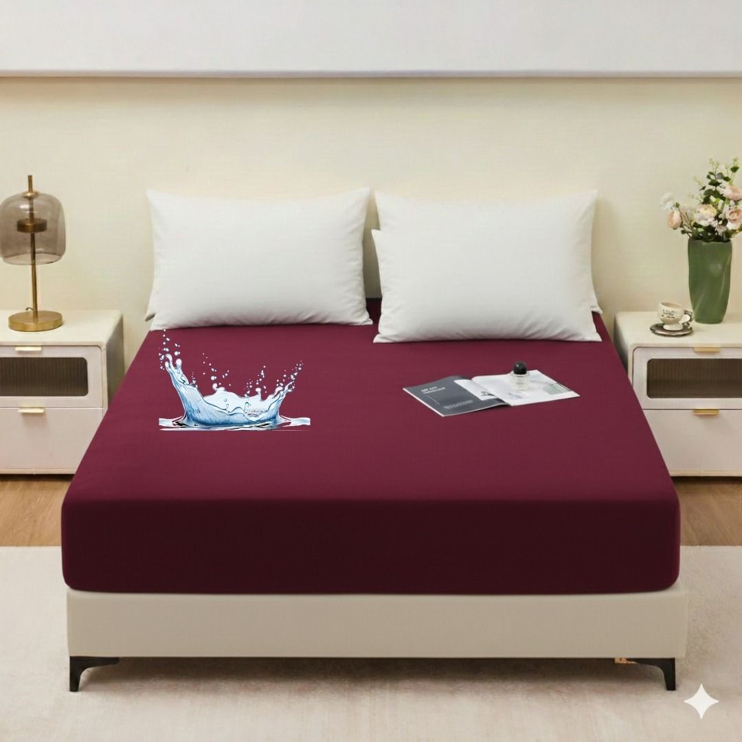 Waterproof Terry Mattress Protector – King Size (72 x 78 Inches, Fits Up To 8 Depth) view 4