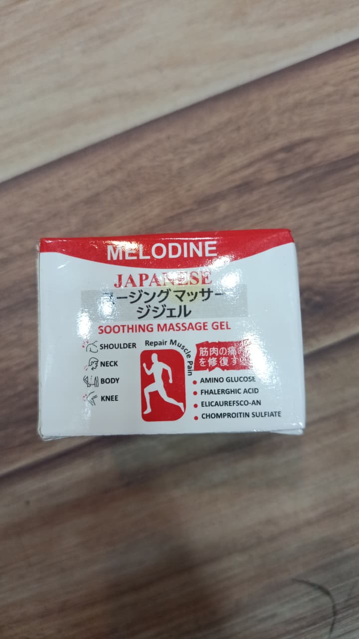 MELODINE Japanese Soothing Massage Gel – Muscle & Joint Pain Relief Cream for Shoulder, Neck, Back & Knee – Fast-Absorbing Herbal Formula (50g) view 4