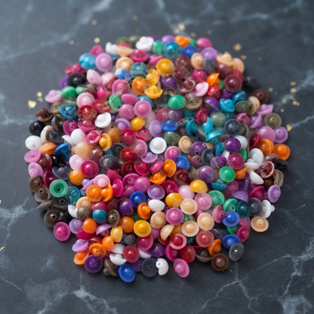 Ladies Fashion Buttons Assorted Multi Colours 500 Pcs Packet High Quality Perfect For Tailoring Embroidery And Craft Projects