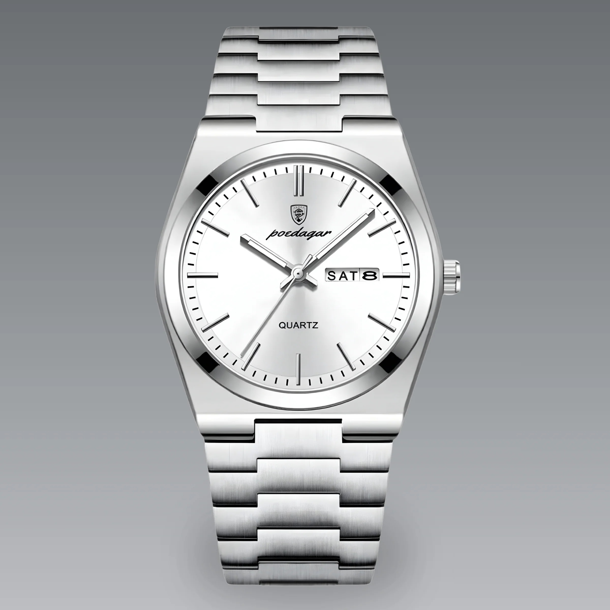 Premium Stainless Steel Quartz Watch PRX Style Elegant Durable Timepiece With Stainless Steel Strap And Precise Quartz Mechanism view 2