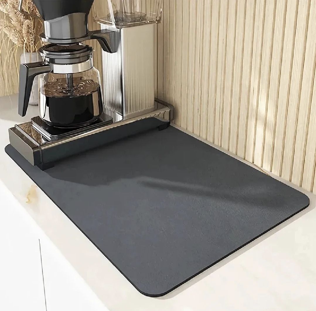 Premium Kitchen Drying Mat perfect for keeping Your kitchen Counters Clean and Dry (Random Colour) view 2