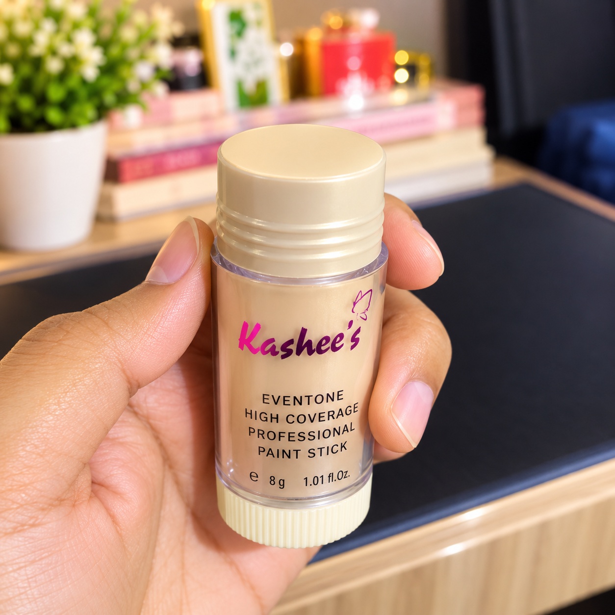 Kashee's Liquid Foundation And Paint Stick Combo - Beauty Accessory Designed For Makeup Application And Daily Skincare Routine view 4