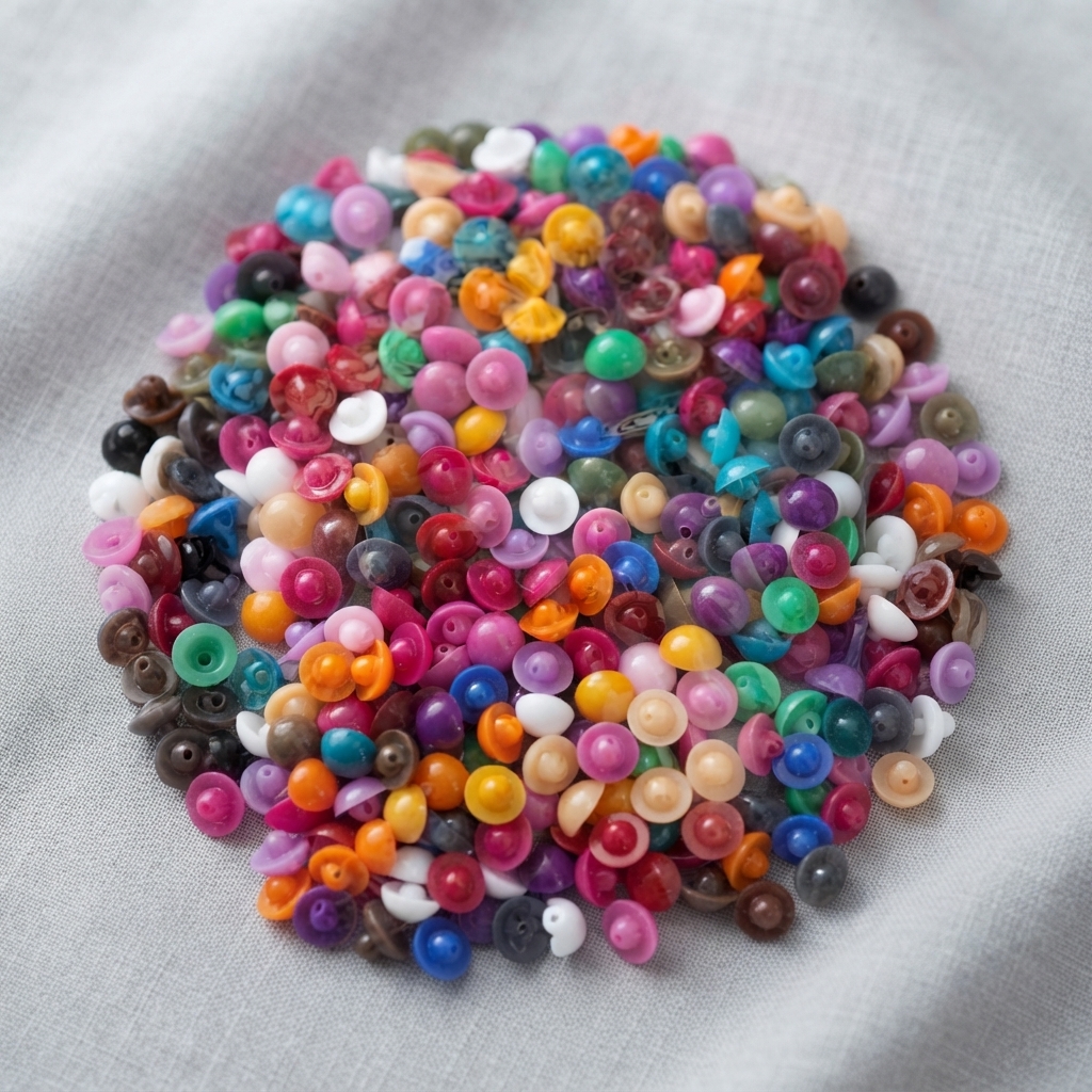 Ladies Fashion Buttons Assorted Multi Colours 500 Pcs Packet High Quality Perfect For Tailoring Embroidery And Craft Projects view 2