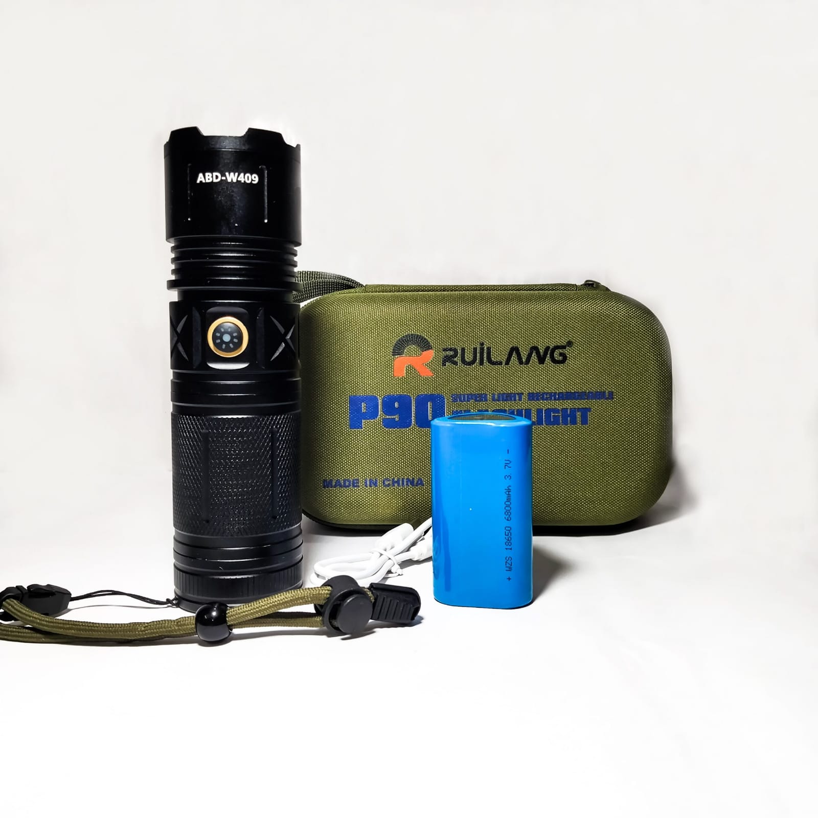 Ruilang P90 Tactical Flashlight Set - Lighting Device Designed For Illumination Purpose And Daily Lighting Routine view 2