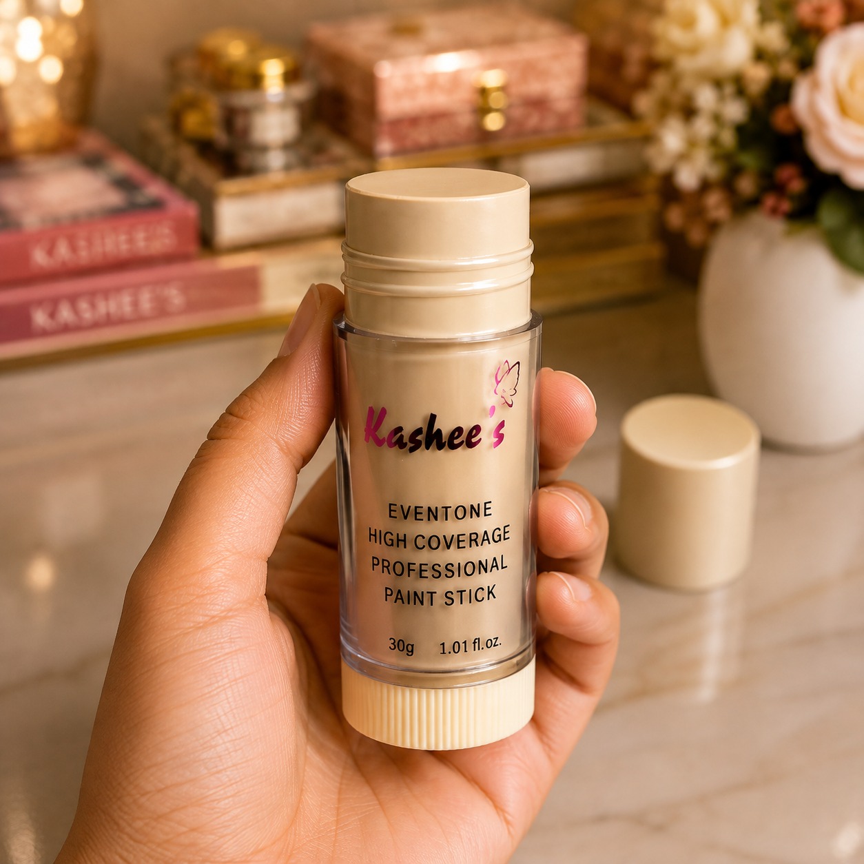 Kashee's Liquid Foundation And Paint Stick Combo - Beauty Accessory Designed For Makeup Application And Daily Skincare Routine view 3