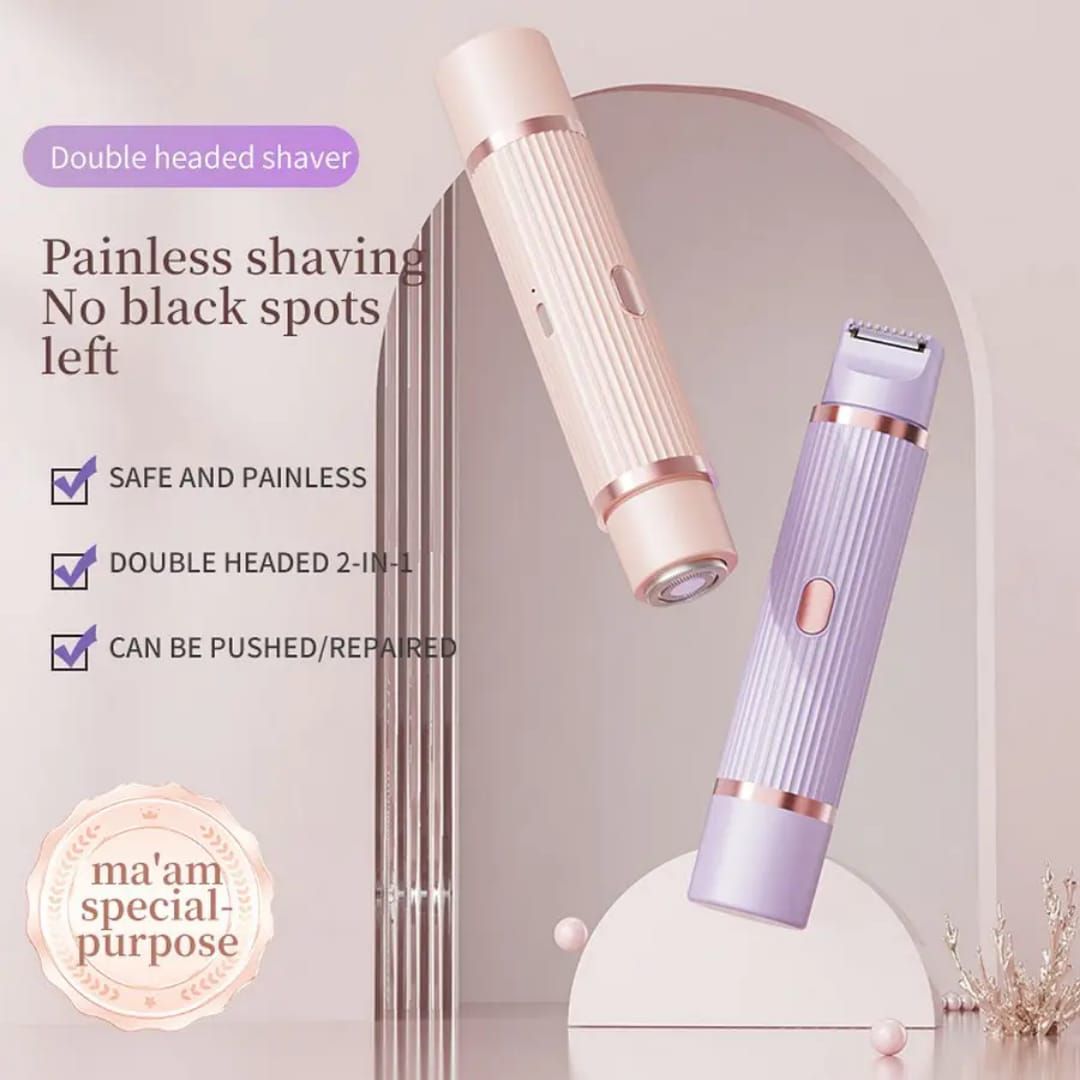 2-in-1 Dual Head Shaver & Electric Trimmer for Women - High Quality view 3