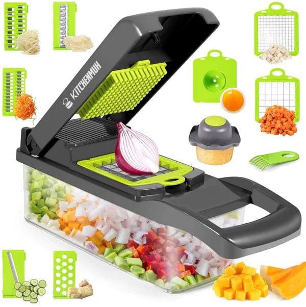 Multi-function Vegetable Cutter & Slicer with Storage Container view 2