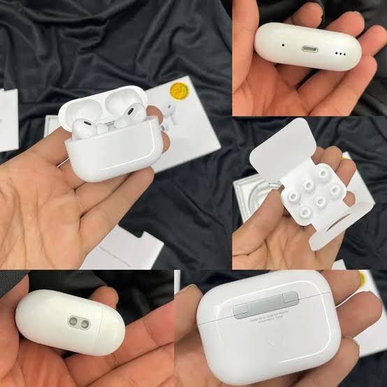 AirPods Pro 2 White Buzzer Wireless Earbuds Bluetooth powerful sound with a comfortable fit Designed for all Day Listening view 3