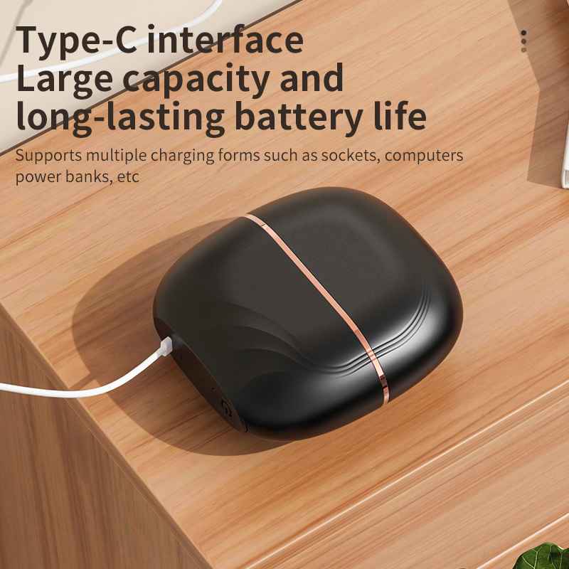 Mini Hair Straightener Comb, 2 in 1 Wireless Straightening Comb view 3