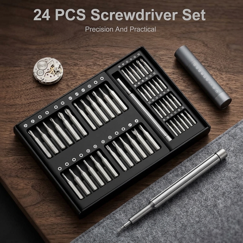 24-in-1 Portable Precision Screwdriver Set with Box Packing view 3